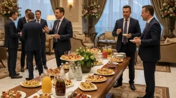 نحوه پذیرایی vip