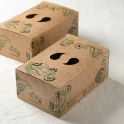 پک خالی طرح بته جقه نخودی رنگ