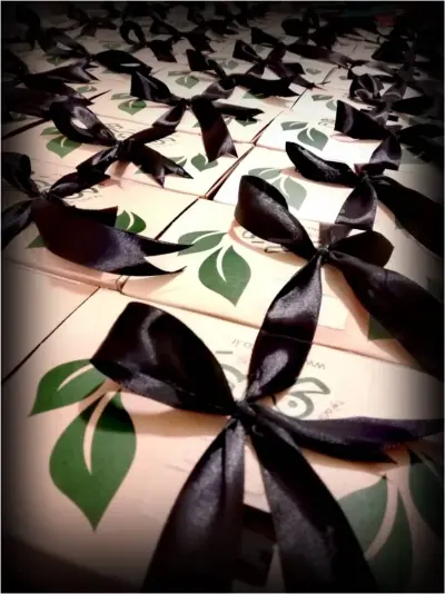 پک مراسم ختم با روبان مشکی